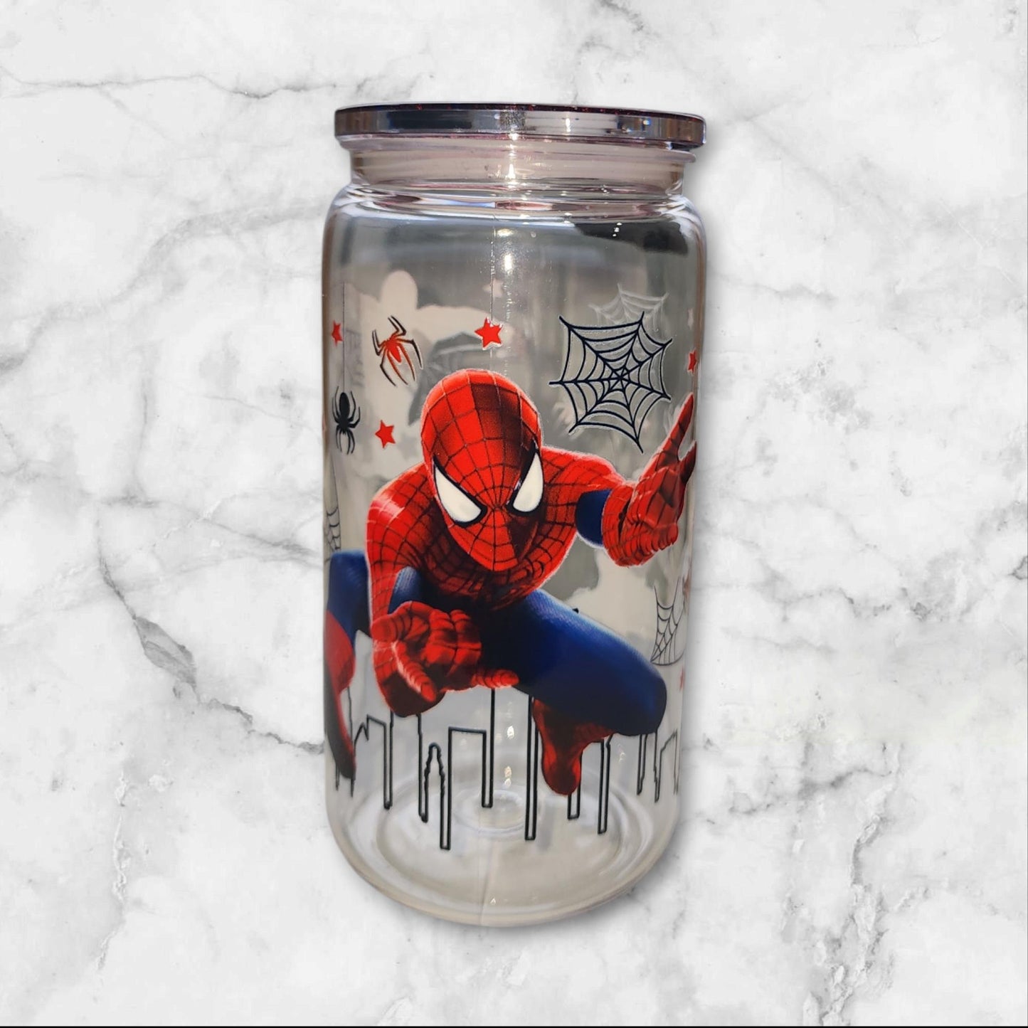 Spiderman 16oz Libbey Cup