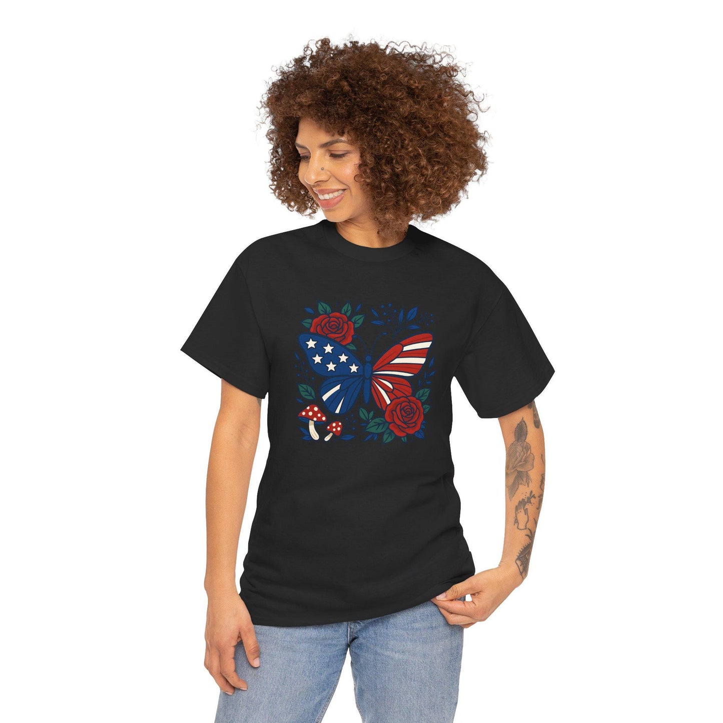 Red White Blue Tee, Patriotic Tee, American Flag Shirt, Patriotic Clothing, 4th of July Shirt