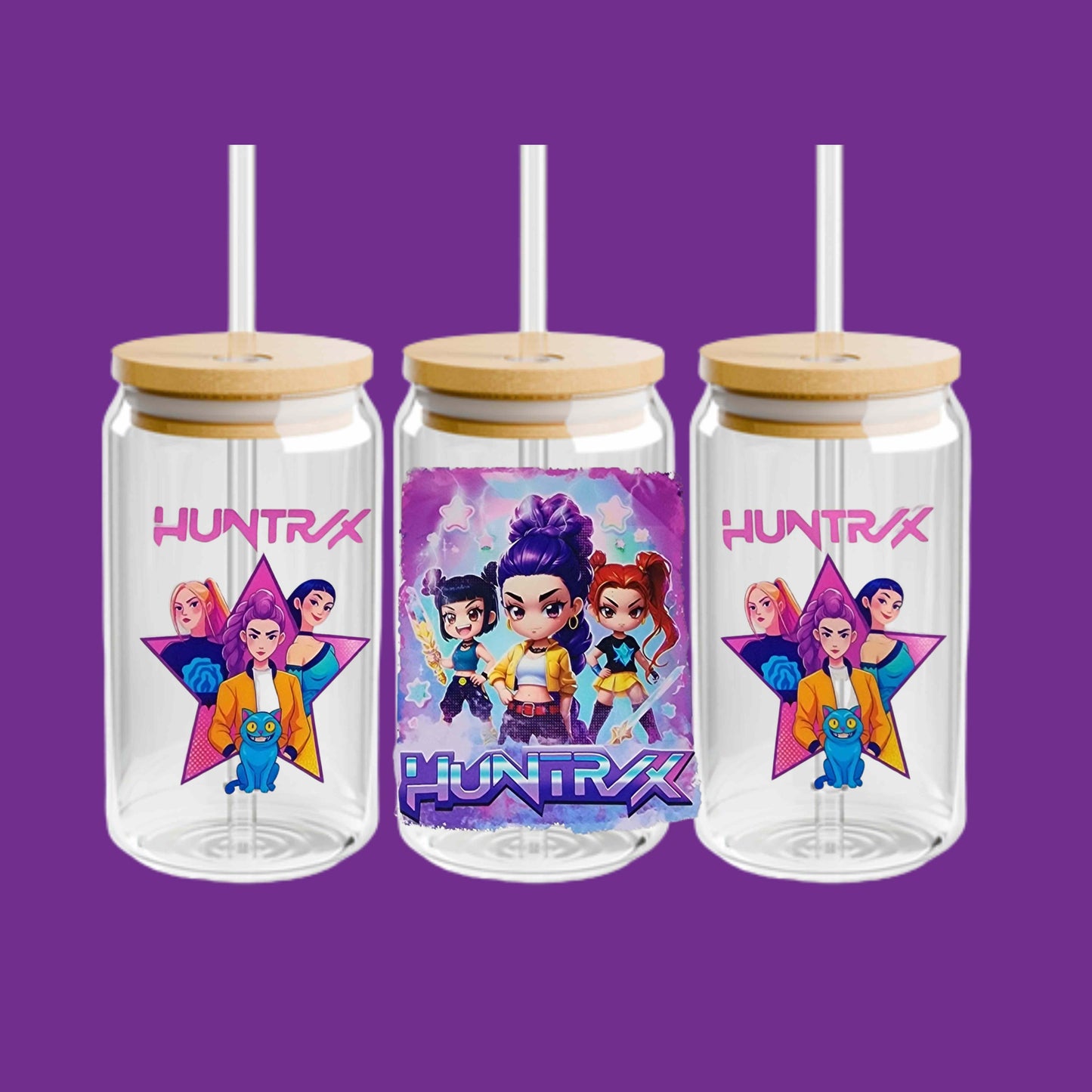 KPOP Demon Hunters 16oz Acrylic or Glass Cup