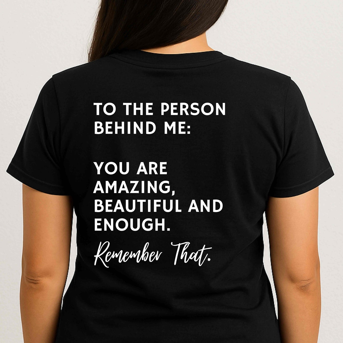 "You Matter" You Are Enough T-Shirt. A motivational affirmation tee with an uplifting quote, perfect for everyday wear or thoughtful gifts