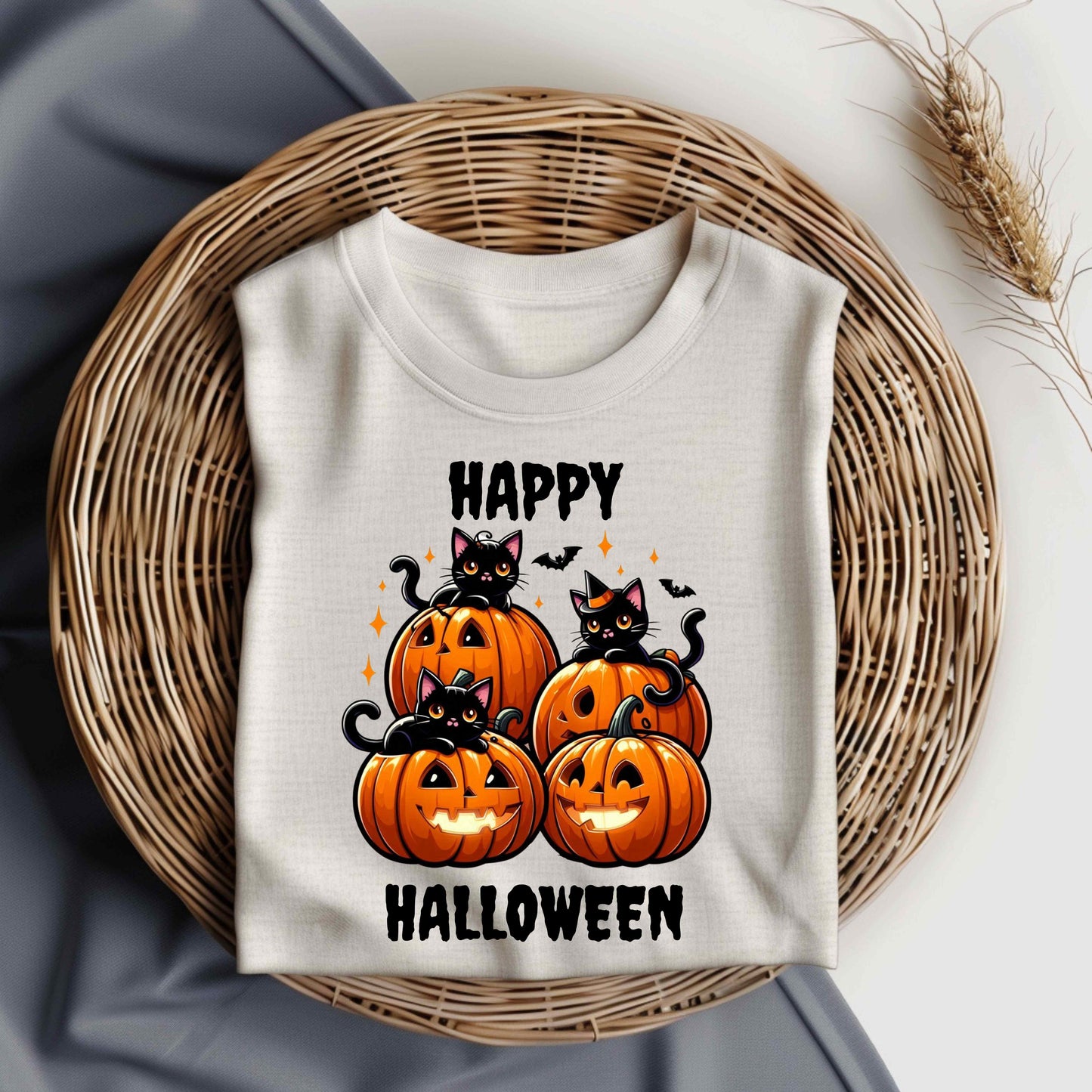 Happy Halloween Shirt, Holiday Wear, Fall Shirt for Halloween
