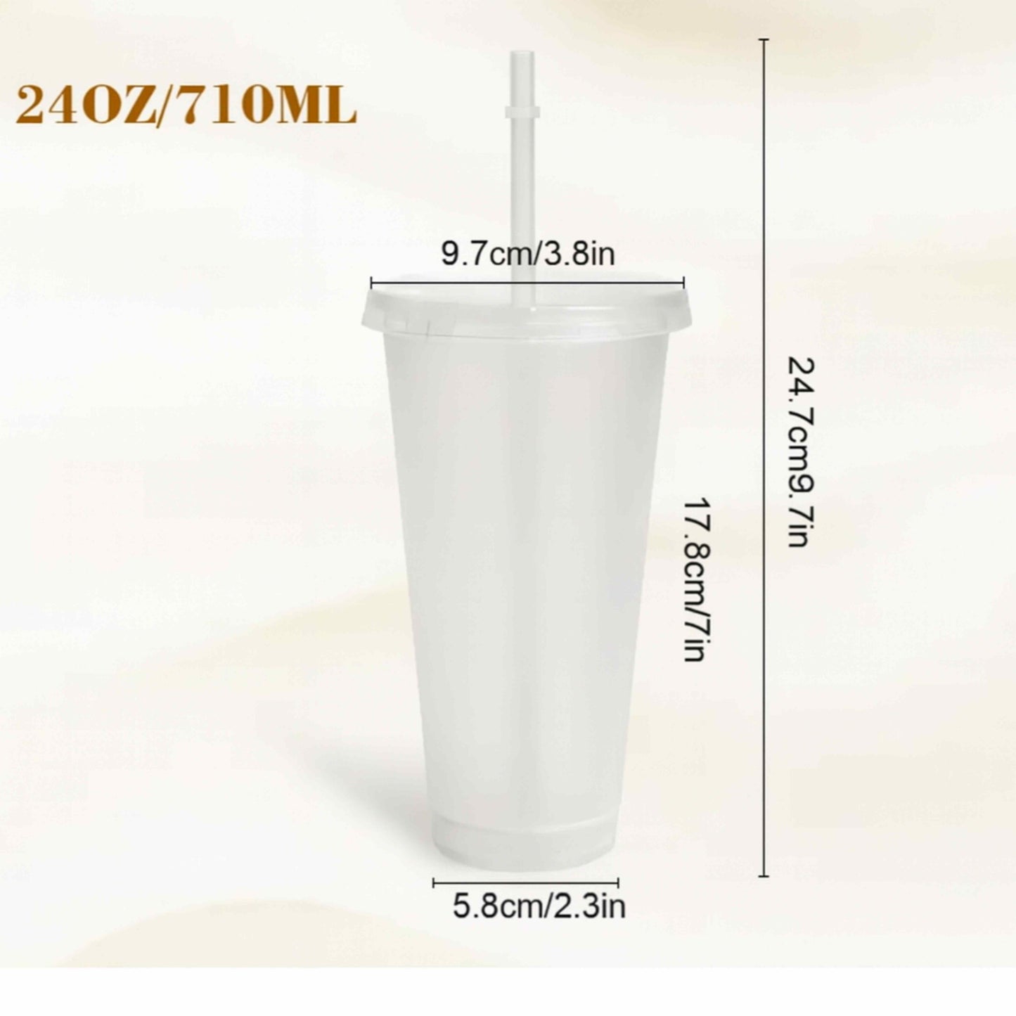 24oz UVDTF Butterfly Tumbler with Lid and Straw – Reusable Frosted Cold Cup – Cute Iced Coffee Cup – Eco Friendly Drinkware Gift for a anyone