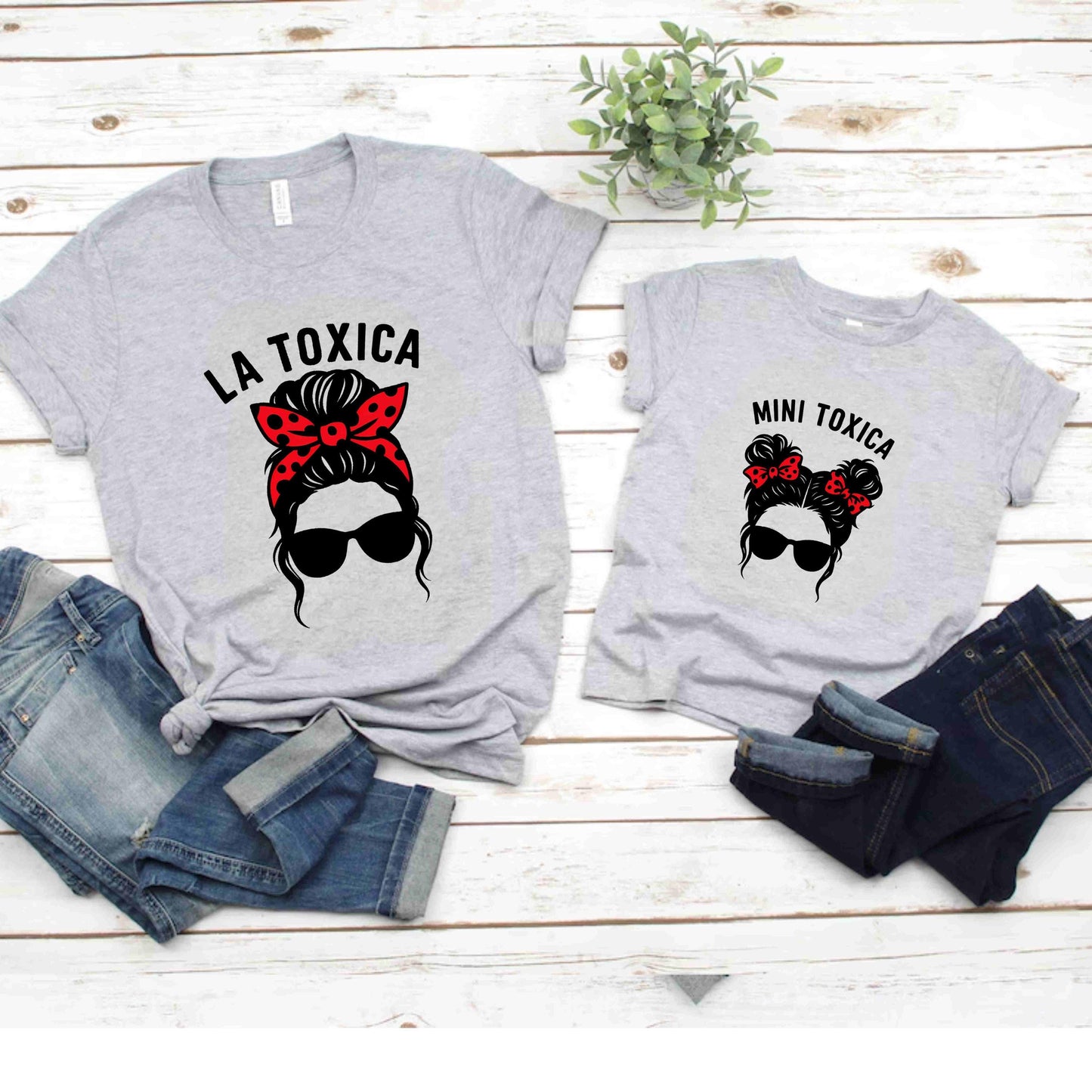 La Toxica Shirt, Mini Toxica Shirt, Mama e hija shirts