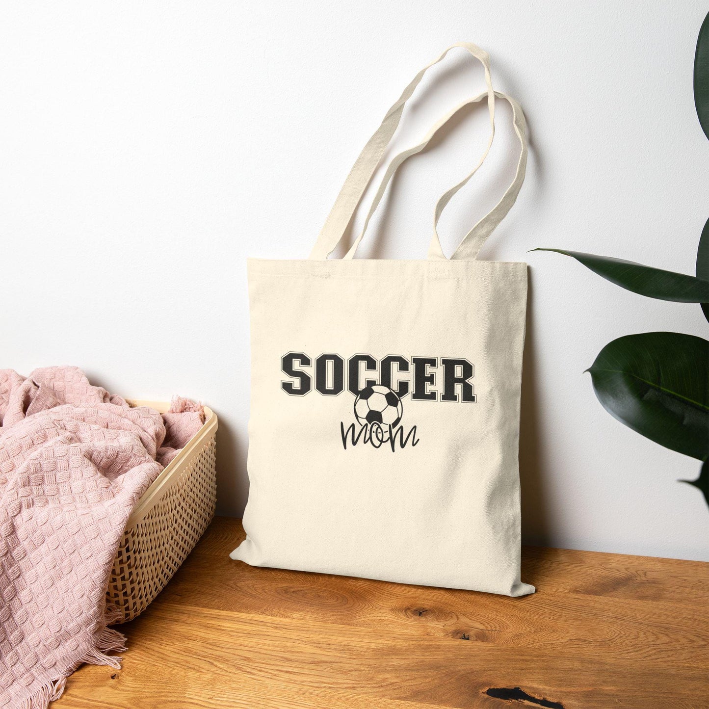 Soccer Mom Tote Bag, Sports Mom Shoulder Bag