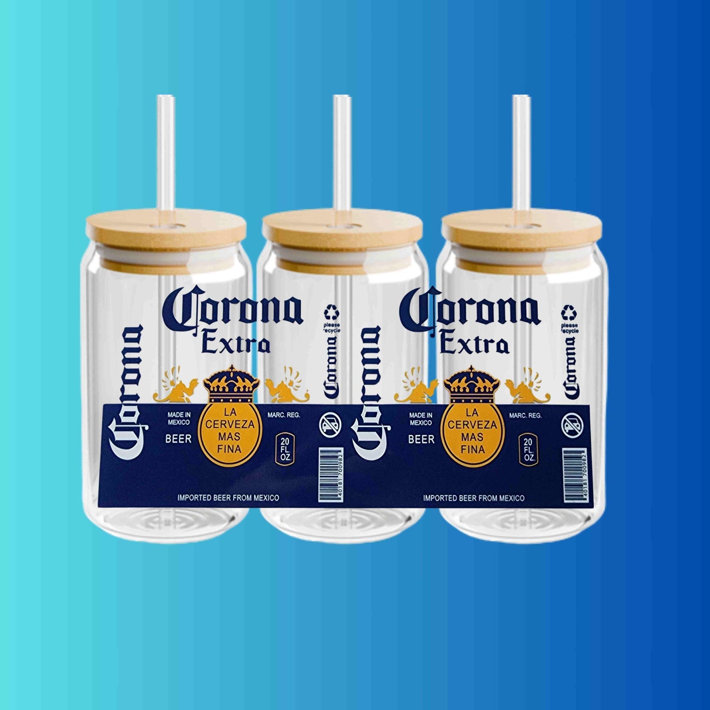 Corona Extra 16oz Libbey Cup