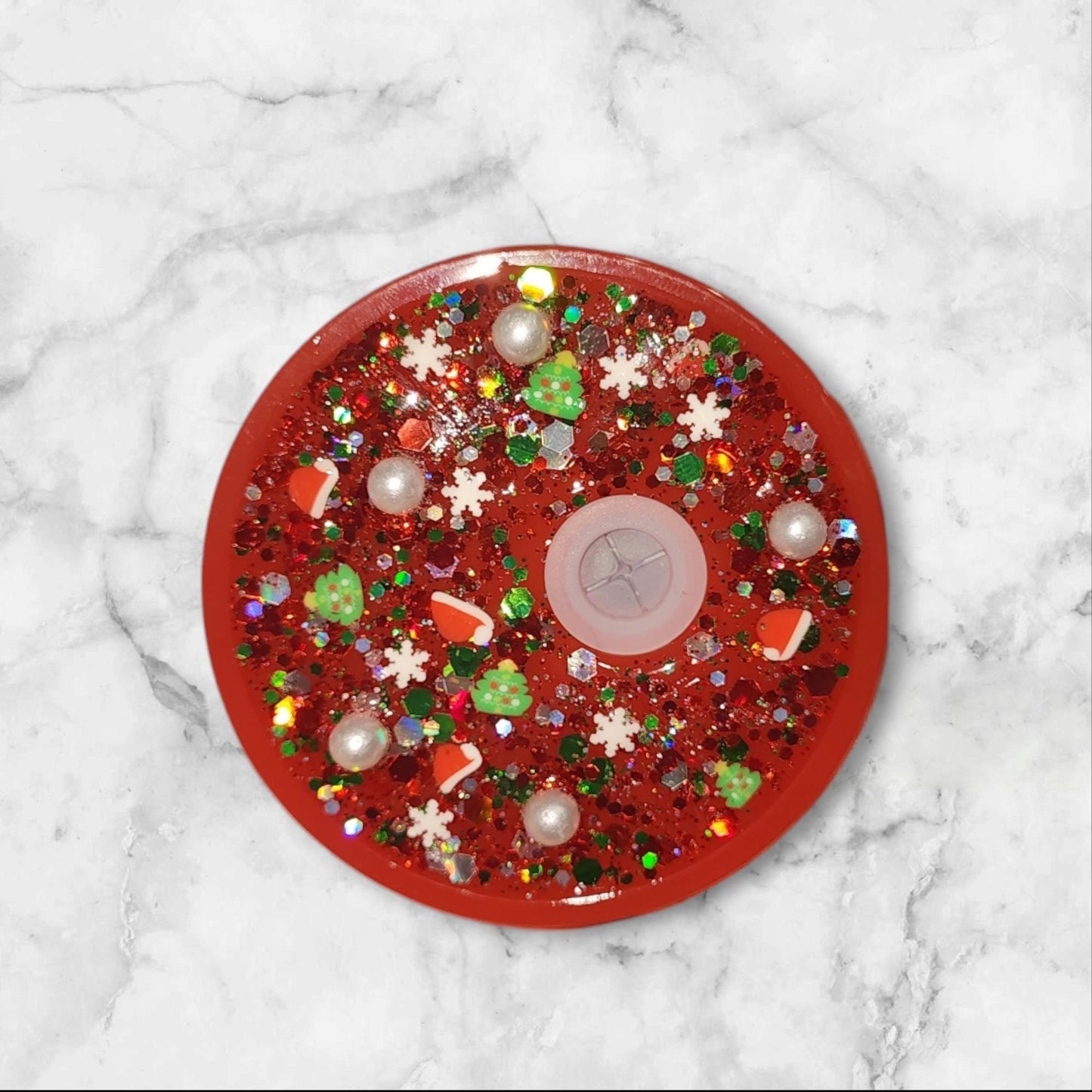 Merry Christmas 16oz Libbey Cup With Decorated Lid