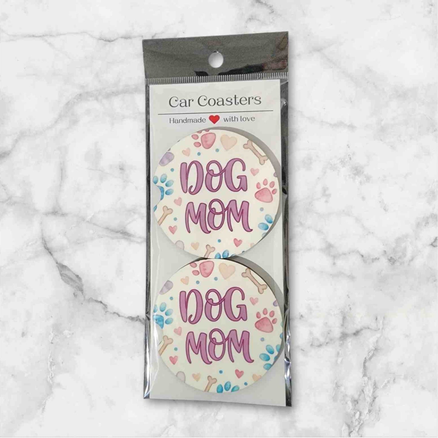 Dog Mom Car Coaster
