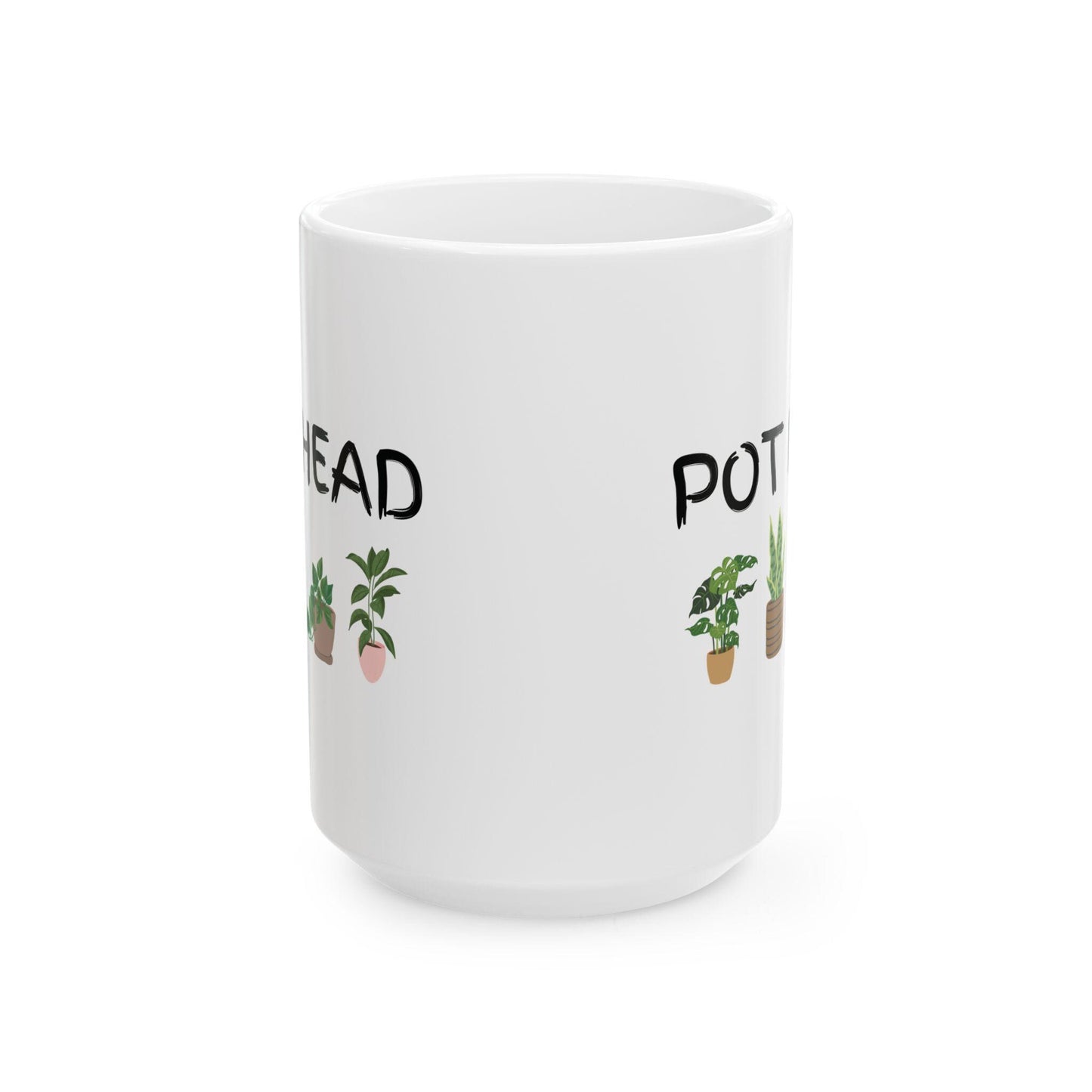 Pot Head Ceramic Mug for House Plant Lovers