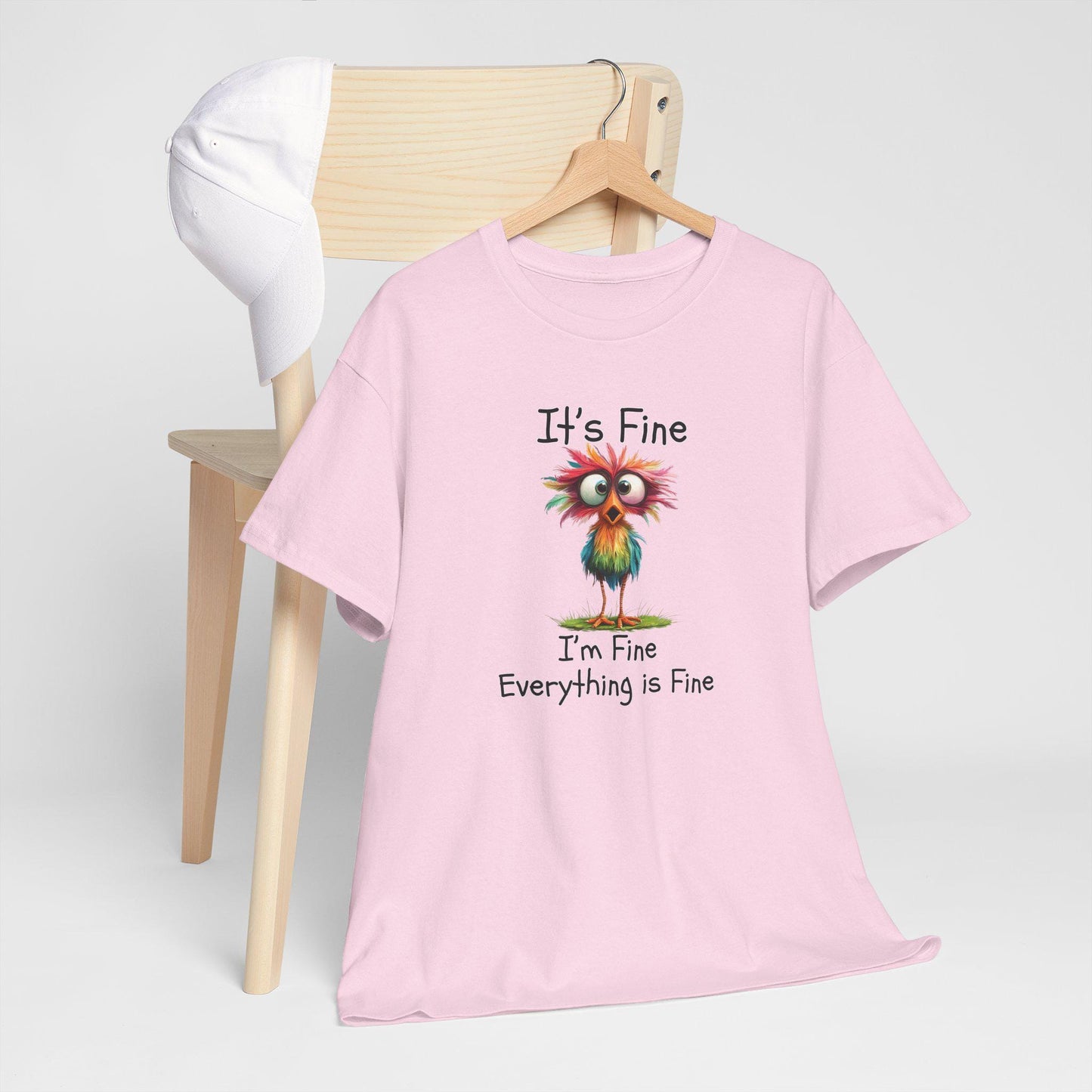 Funny Everything Is Fine Shirt,Graphic Tee, It's Fine, I'm Fine Everything is fine