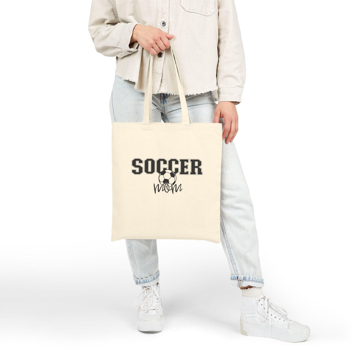 Soccer Mom Tote Bag, Sports Mom Shoulder Bag