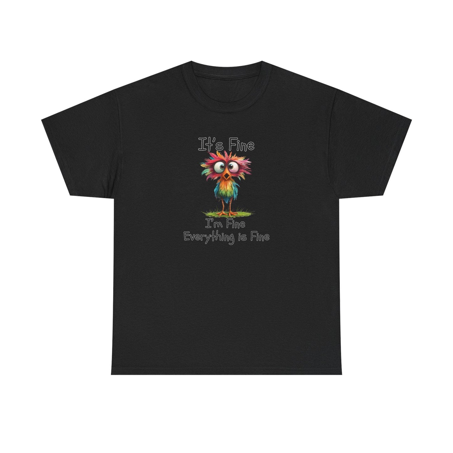 Funny Everything Is Fine Shirt,Graphic Tee, It's Fine, I'm Fine Everything is fine