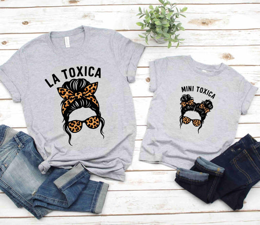 La Toxica Shirt, Mini Toxica Shirt, Mama e hija shirts