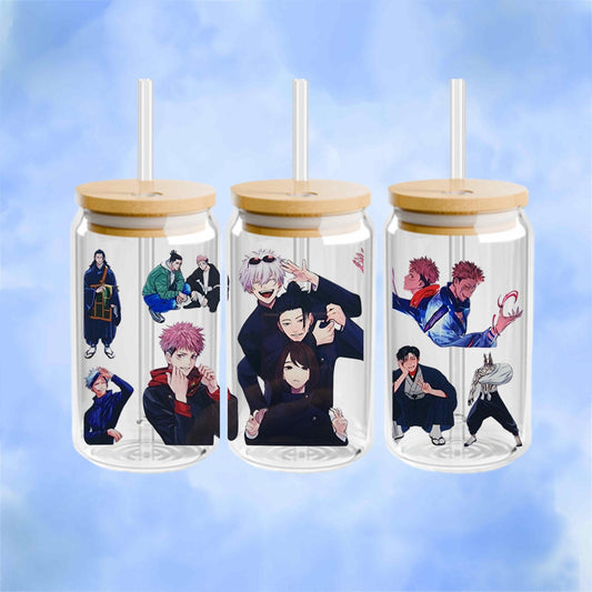 Jujutsu Kaisen Acrylic or Glass Cup, 16oz Libbey Cup