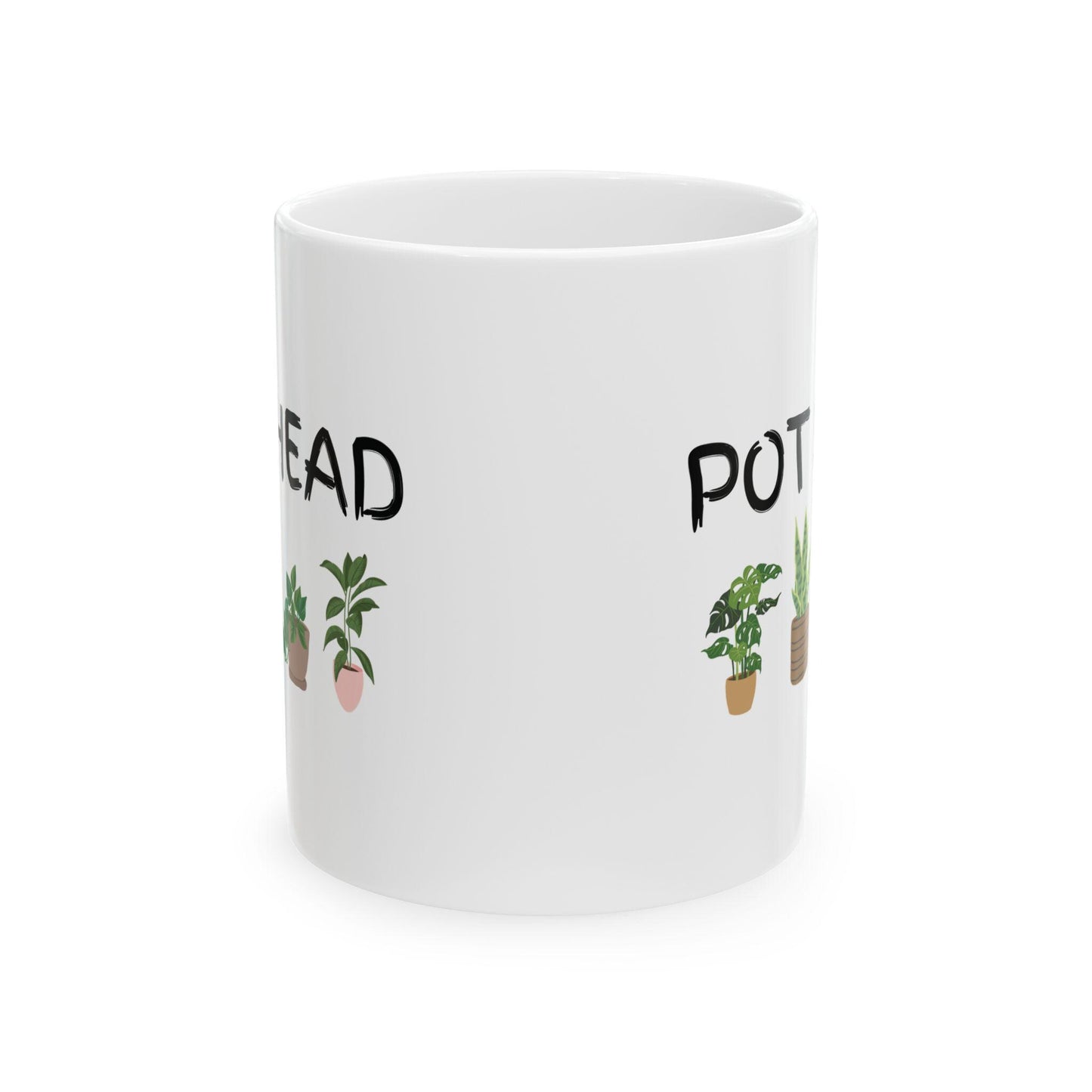 Pot Head Ceramic Mug for House Plant Lovers