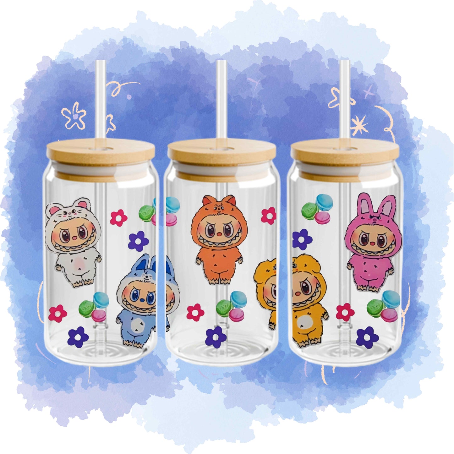 Labubu 16oz Acrylic or Glass Cup