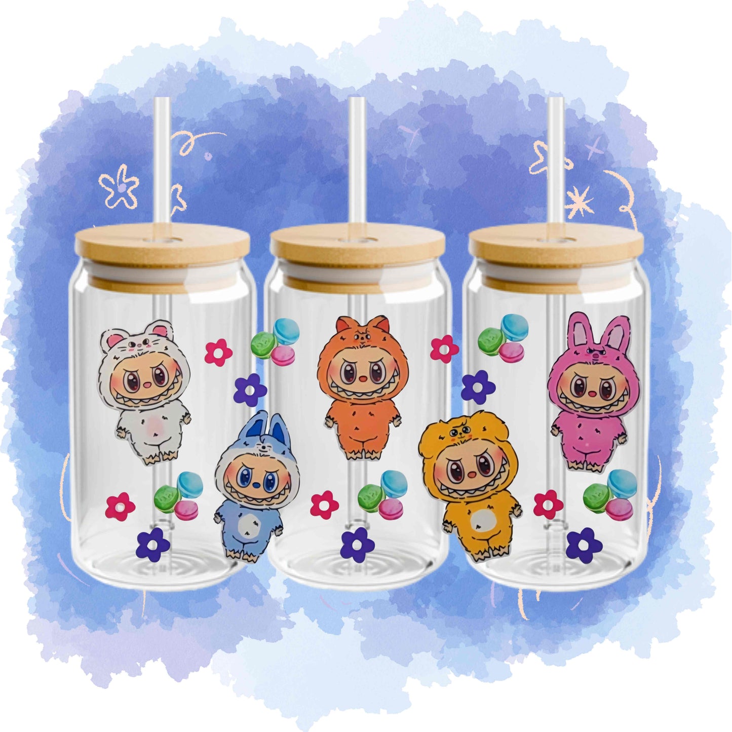 Labubu 16oz Acrylic or Glass Cup