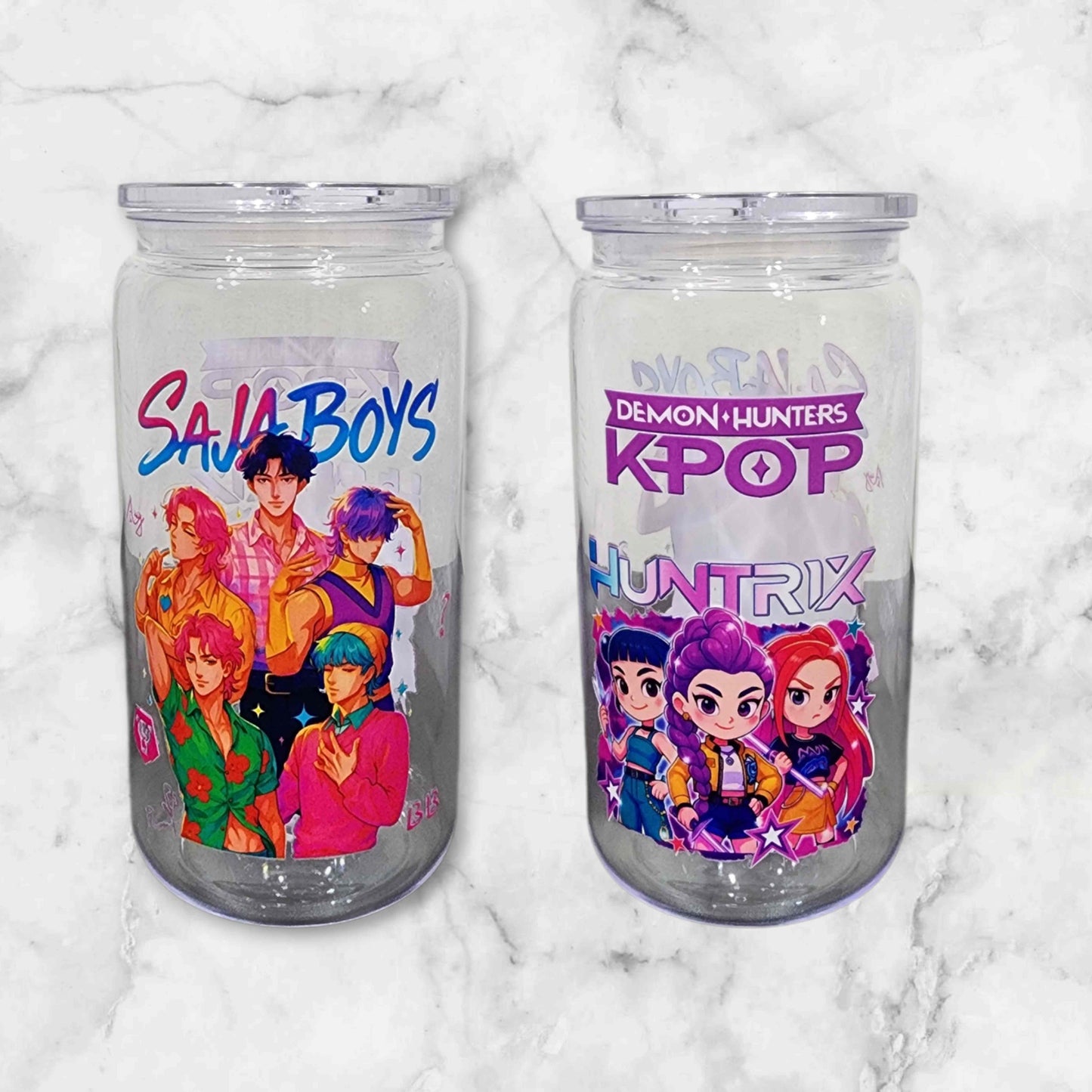 KPOP Demon Hunters 16oz Acrylic or Glass Cup