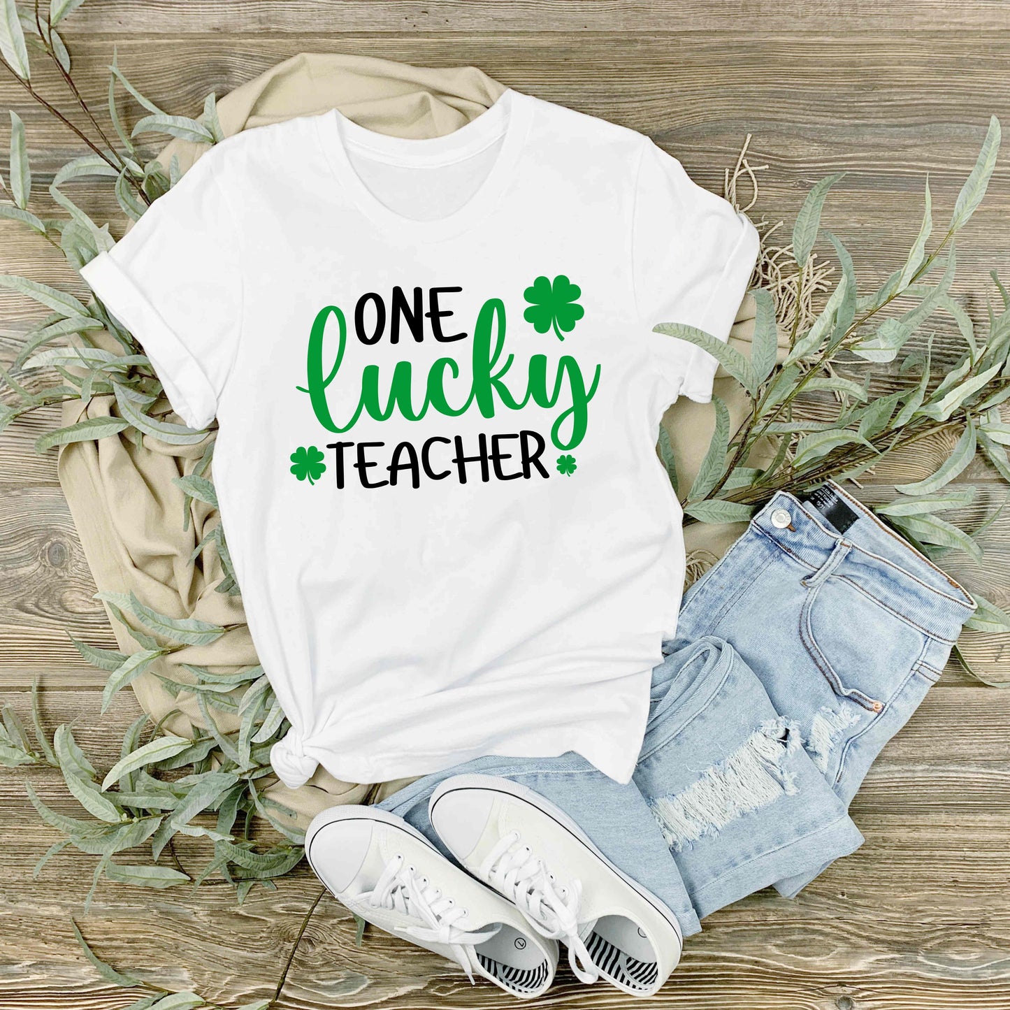 One Lucky Teacher Tee, St Patrick's Shirt
