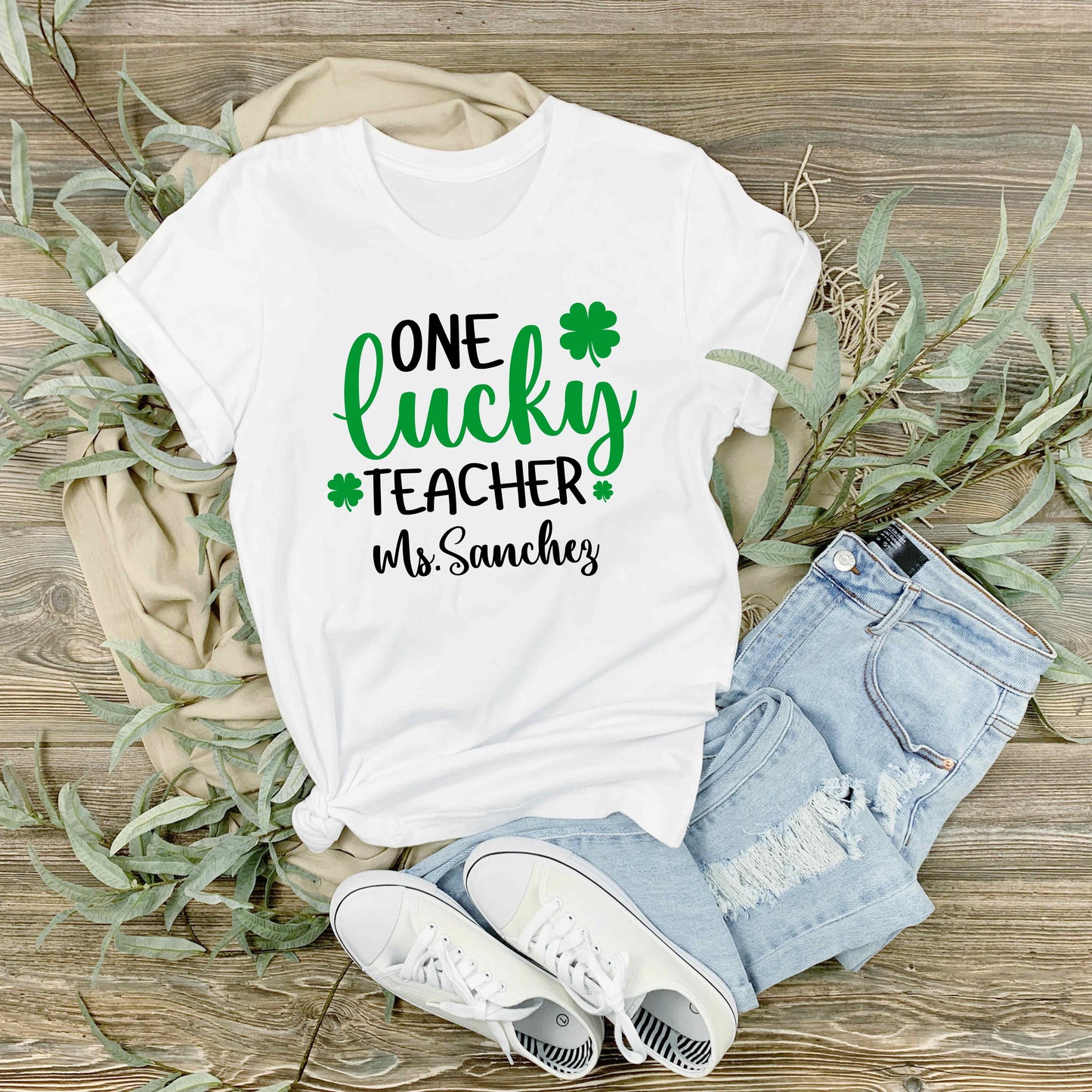 One Lucky Teacher Tee, St Patrick's Shirt