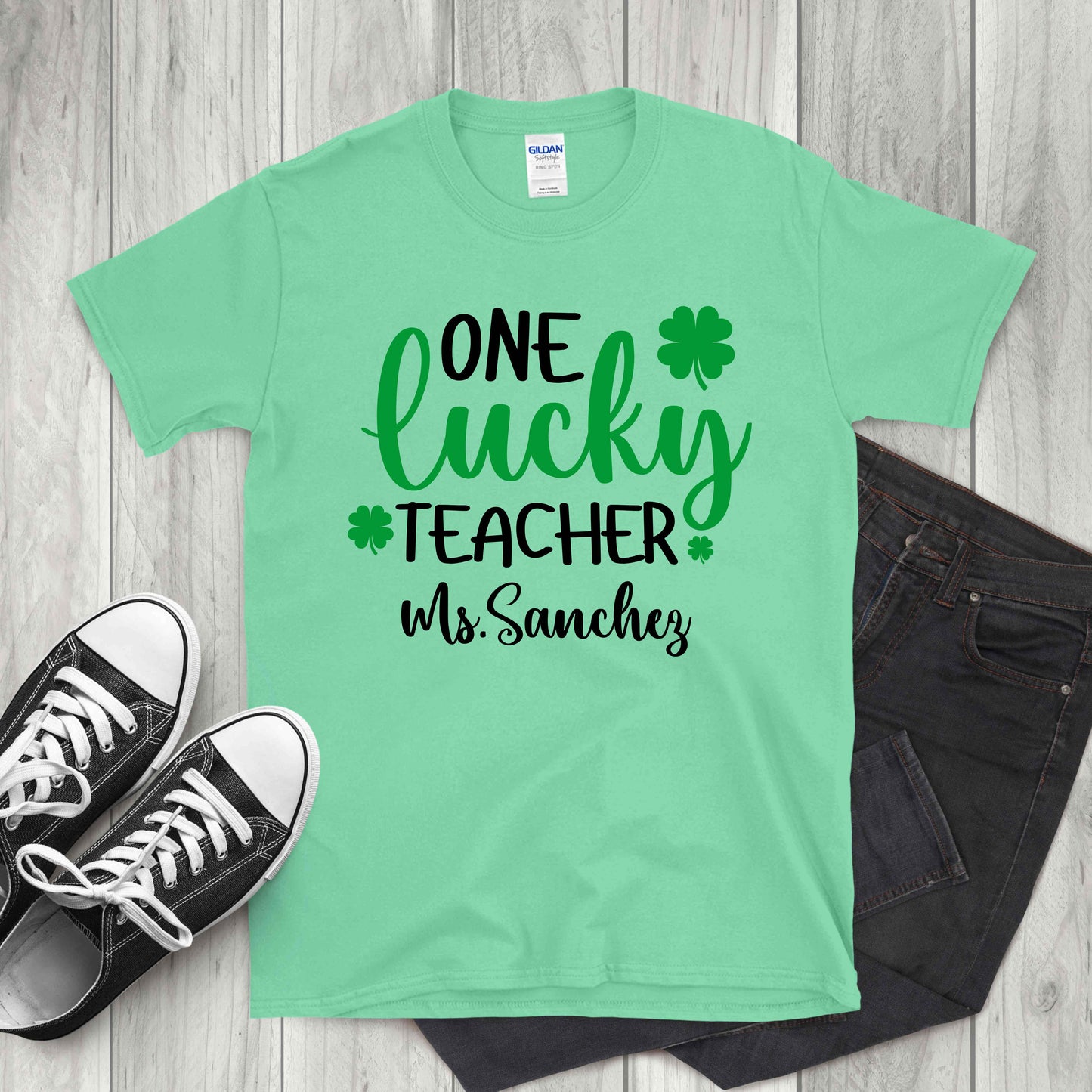 One Lucky Teacher Tee, St Patrick's Shirt