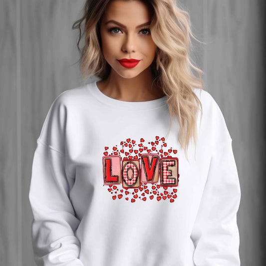 Valentines Day "LOVE" Sweatshirt