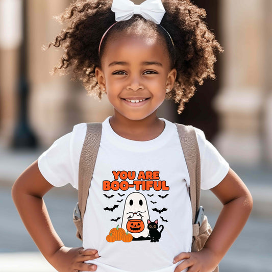 You Are Boo-tiful shirt, Cute Ghost Boo-tiful shirt, Kids and Adult Spooky Season, Fall Shirt, Holiday Wear