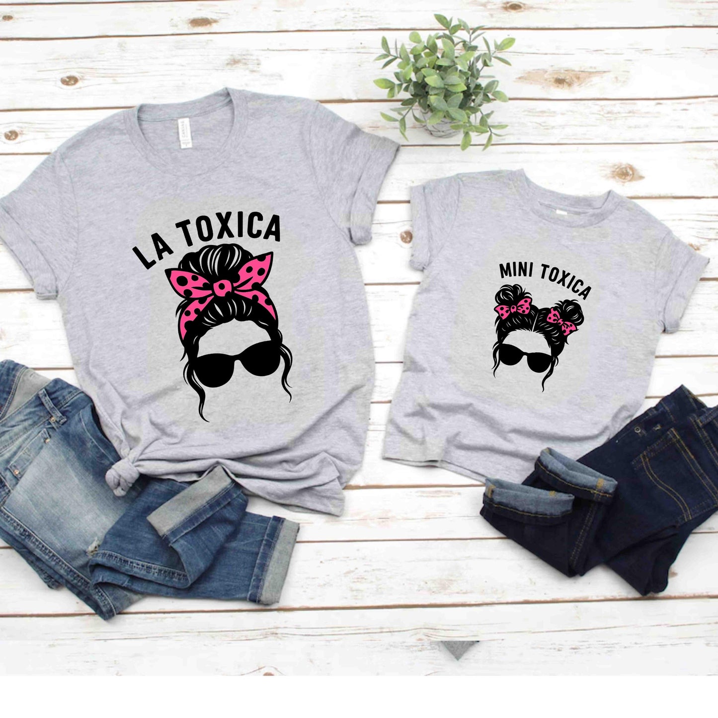 La Toxica Shirt, Mini Toxica Shirt, Mama e hija shirts
